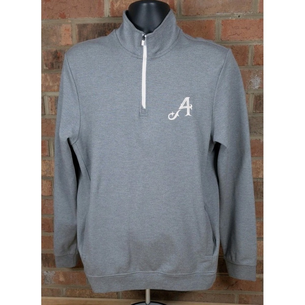 4 Aces Extracurricular LIV Golf 1/4 Zip Pullover Gray Jacket Mens Size Medium